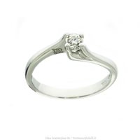 Anello Davite & Delucchi Donna in Oro bianco Diamante 0.2 Ct AA00119520S-15 - AA00119520S-15